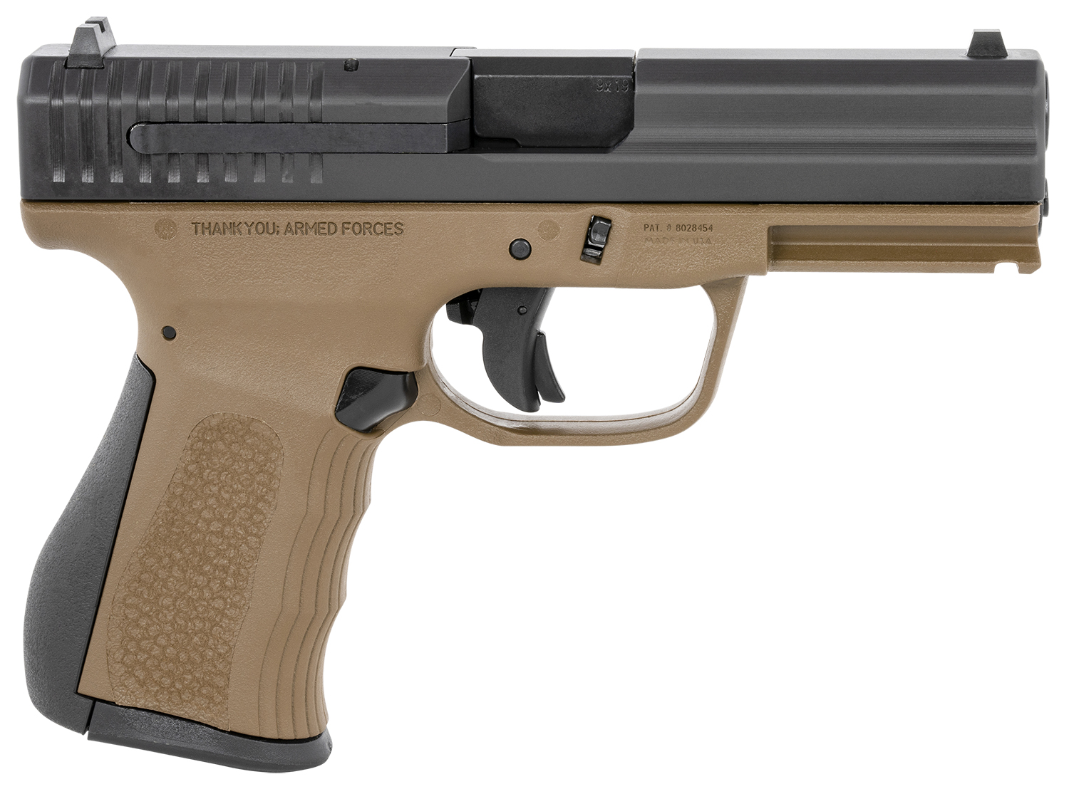FMK 9C1 G2 9mm 4″ Black Stainless Steel Barrel